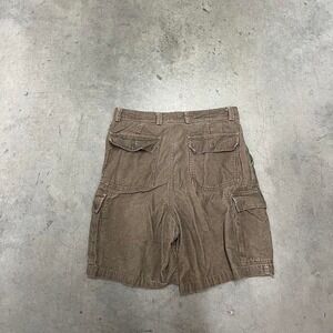 Vintage Gap mens brown corduroy carpenter shorts loop loose